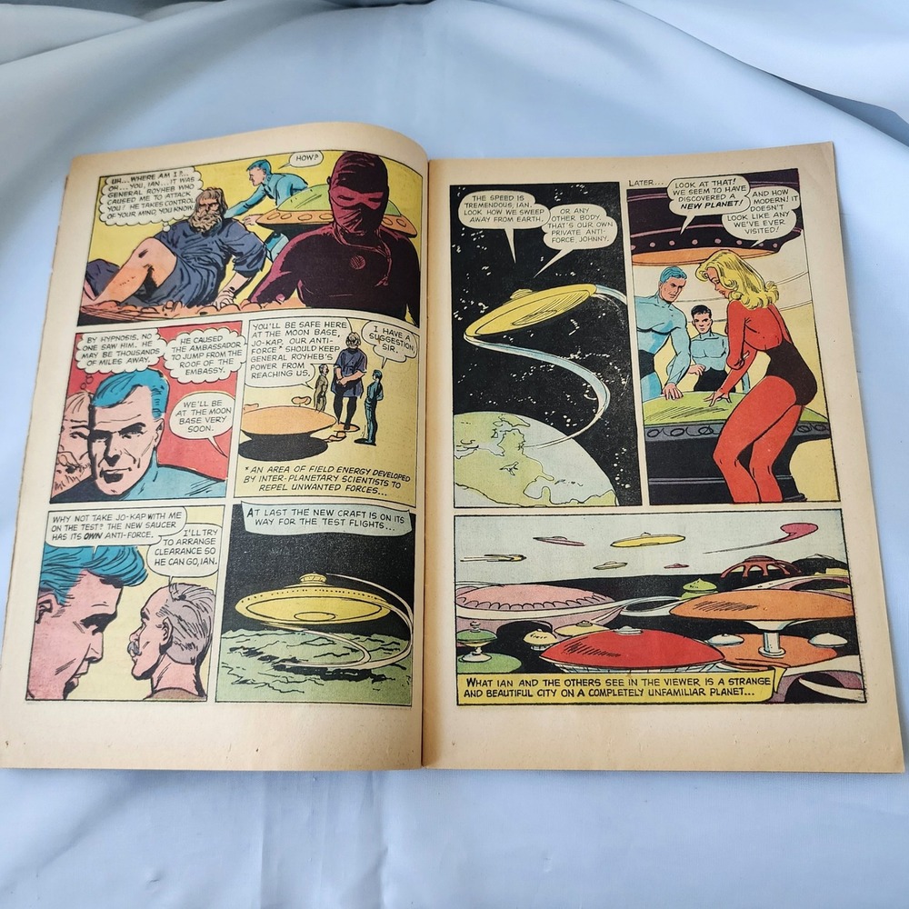 Space Man Issue #6‎ 1963 Dell Comics Painted Cover Silver Age Sci-Fi Astro 12c - Picture 8 of 10